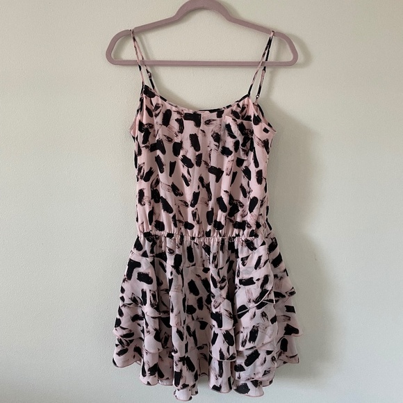 BANANA REPUBLIC Pink Patterned Dress - Picture 1 of 10